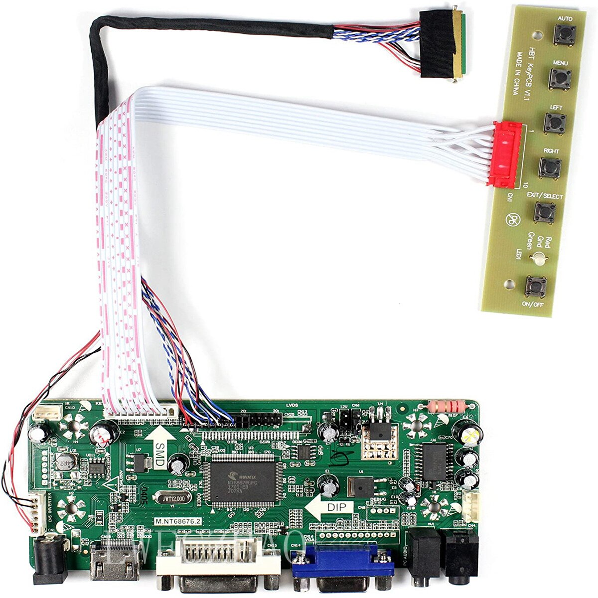 LCD LED ũ Ʈѷ  ̹,    ŰƮ, 15 ġ NT156WHM-N10 NT156WHM N10 HDMI + DVI + VGA, ǰ